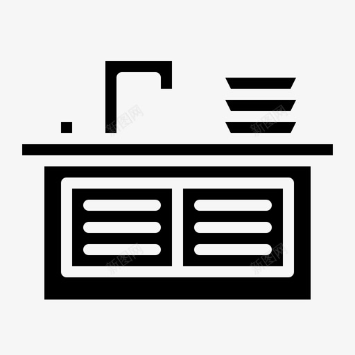 水槽烹饪水龙头图标svg_新图网 https://ixintu.com 厨房 厨房工具 水槽 水龙头 烹饪