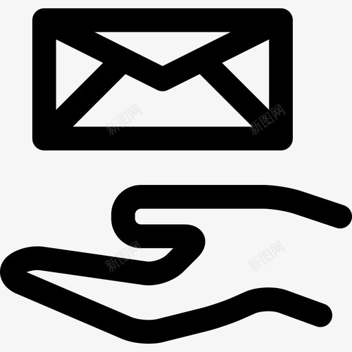 电子邮件通讯线路直拨图标svg_新图网 https://ixintu.com 电子邮件 直拨 通讯线路