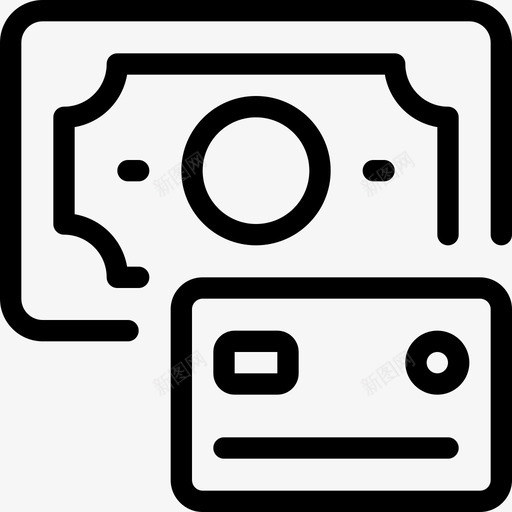 信用卡支付商务现金图标svg_新图网 https://ixintu.com 信用卡 信用卡支付 商务 支付流程 现金 货币