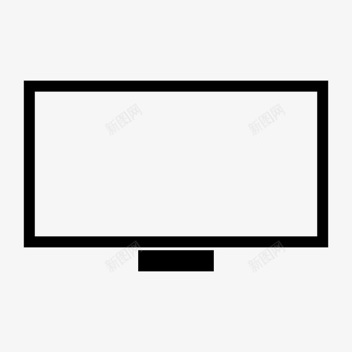 电视电子电子媒体图标svg_新图网 https://ixintu.com 家用设备字形 手表 电子 电子媒体 电视