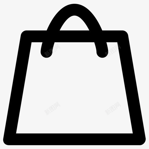 包粗体轮廓的购物元素大胆的圆形图标svg_新图网 https://ixintu.com 包 大胆的圆形 粗体轮廓的购物元素