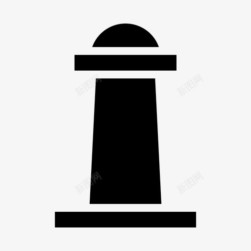 灯塔建筑物纪念碑图标svg_新图网 https://ixintu.com 塔 建筑物 建筑铭文 灯塔 纪念碑