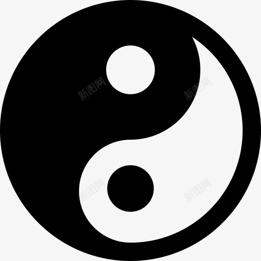 阴阳元旦中国实补图标svg_新图网 https://ixintu.com 元旦中国实 补 阴阳