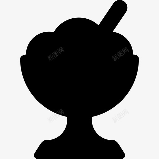 冰淇淋食物生日快乐图标svg_新图网 https://ixintu.com 冰淇淋 生日快乐 食物