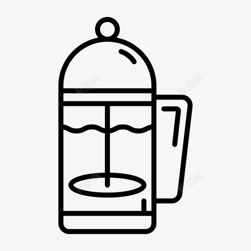 咖啡卡布奇诺早晨图标svg_新图网 https://ixintu.com 卡布奇诺 咖啡 早晨 餐厅