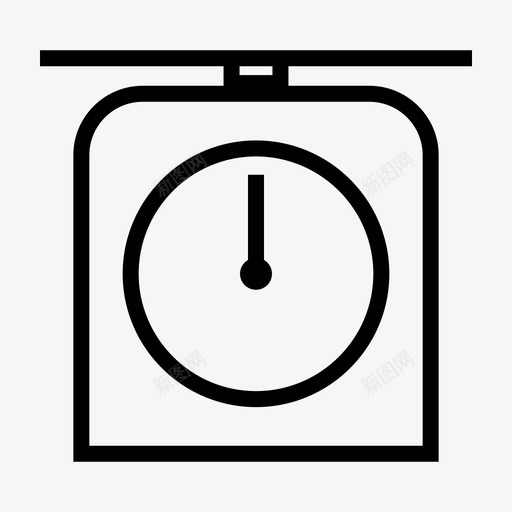 秤厨房厨房秤图标svg_新图网 https://ixintu.com 厨房 厨房秤 家用设备粗体 秤 重量