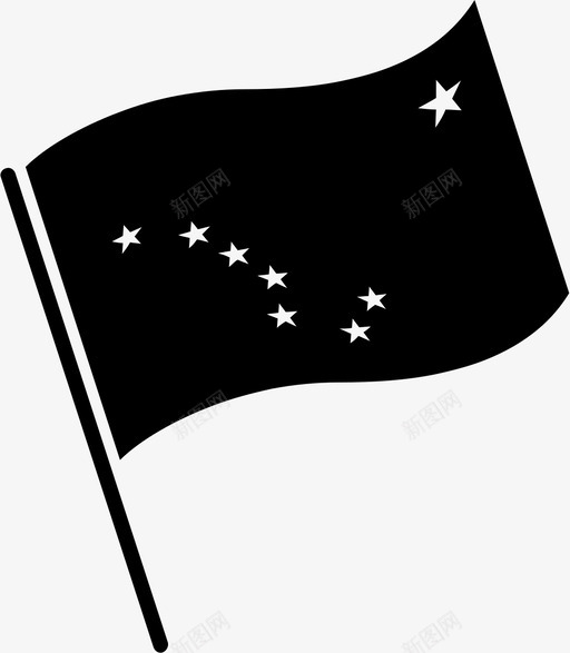阿拉斯加国旗美国美利坚合众国图标svg_新图网 https://ixintu.com 美利坚合众国 美国 阿拉斯加国旗