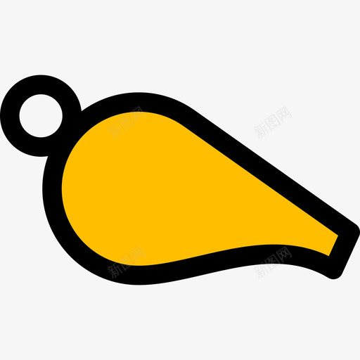 口哨音乐线性色彩健身元素图标svg_新图网 https://ixintu.com 口哨 线性色彩健身元素 音乐