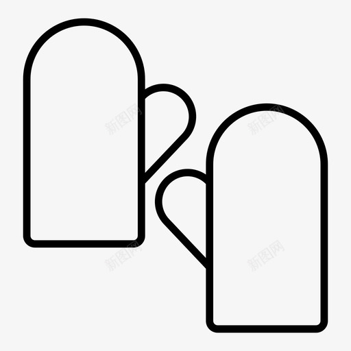 婴儿手套手图标svg_新图网 https://ixintu.com 婴儿手套 手