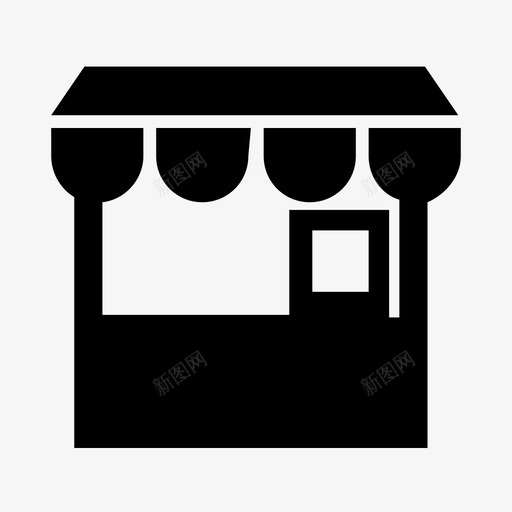 店面svg_新图网 https://ixintu.com 店面 简约