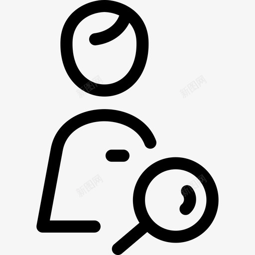 找工作工人和专业人士直系的图标svg_新图网 https://ixintu.com 工人和专业人士 找工作 直系的