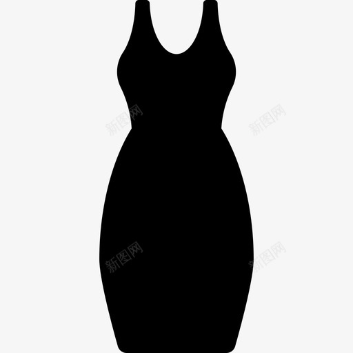 优雅的服装时尚衣服的填充图标svg_新图网 https://ixintu.com 优雅的服装 时尚 衣服的填充