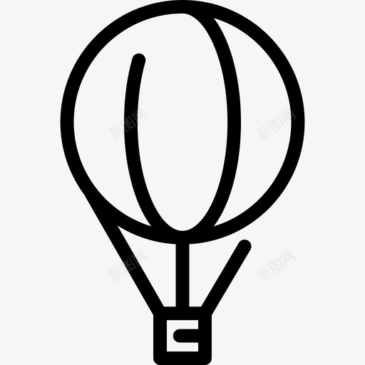 降落伞箱物流配送说明图标svg_新图网 https://ixintu.com 物流配送说明 降落伞箱