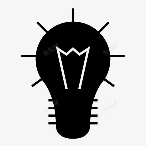 头脑风暴创造力想法图标svg_新图网 https://ixintu.com 创造力 头脑风暴 学校 想法 灯泡
