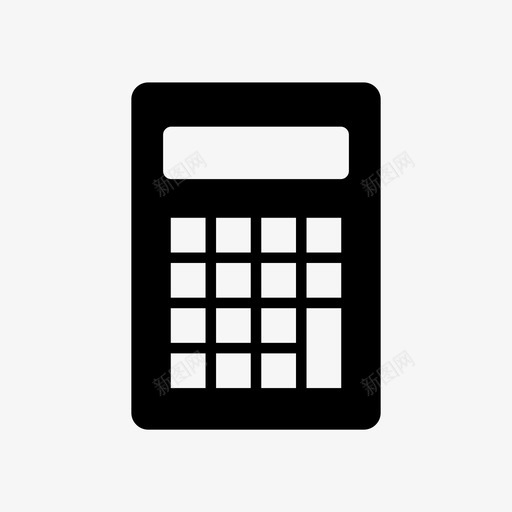 计算器微积分出纳图标svg_新图网 https://ixintu.com 出纳 微积分 经济 计算器 金融