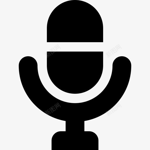 麦克风技术网络和应用程序界面图标svg_新图网 https://ixintu.com 技术 网络和应用程序界面 麦克风