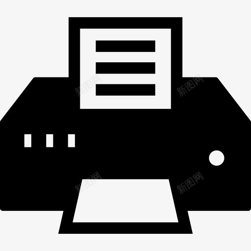 打印机技术电子设备图标svg_新图网 https://ixintu.com 打印机 技术 电子设备