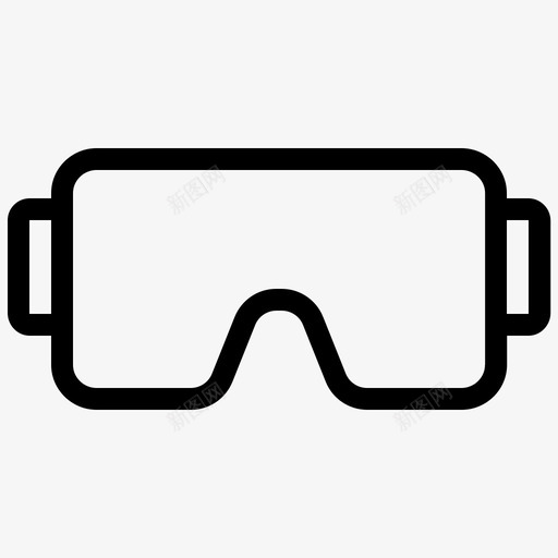 防护玻璃建筑工具图标svg_新图网 https://ixintu.com 工具 建筑 防护玻璃
