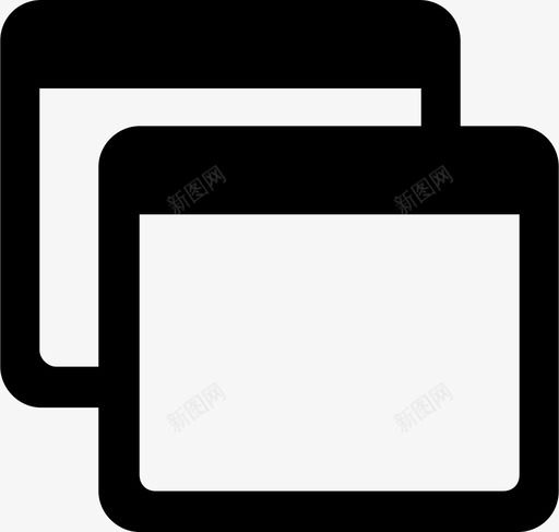 窗口互联网网络图标svg_新图网 https://ixintu.com 互联网 窗口 网站 网络