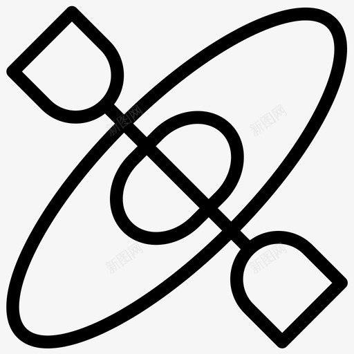 皮划艇独木舟奥运会图标svg_新图网 https://ixintu.com 体育 奥运会 独木舟 皮划艇 运动大纲