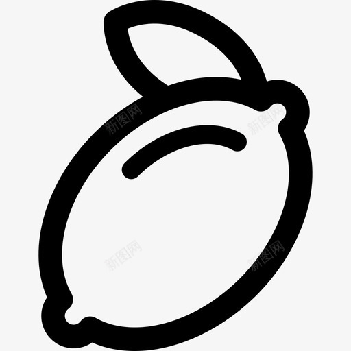 柠檬墨西哥元素图标svg_新图网 https://ixintu.com 墨西哥元素 柠檬