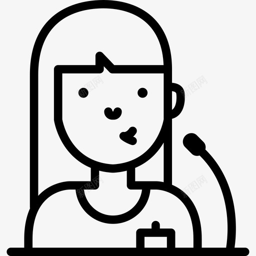 记者年轻员工直系亲属图标svg_新图网 https://ixintu.com 年轻员工 直系亲属 记者