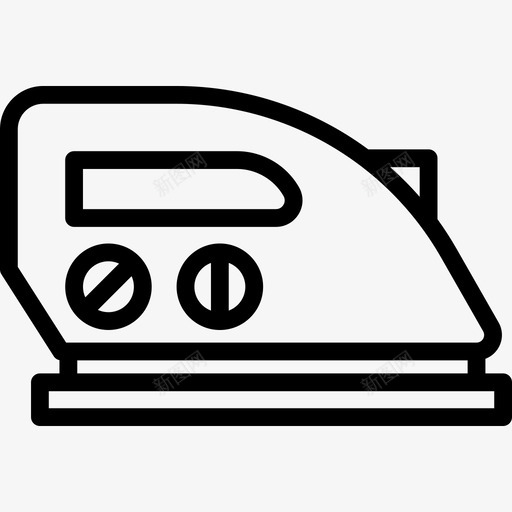 铁线性家庭元素线性图标svg_新图网 https://ixintu.com 线性 线性家庭元素 铁
