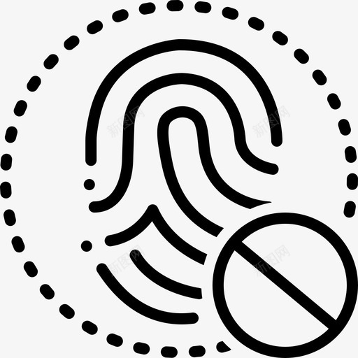 拒绝访问禁止访问限制访问图标svg_新图网 https://ixintu.com 拒绝访问 禁止访问 限制访问