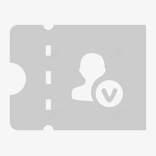 展商证iconsvg_新图网 https://ixintu.com 展商证icon
