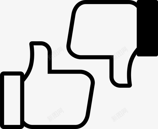 喜欢和不喜欢喜欢按钮不像图标svg_新图网 https://ixintu.com 不像 喜欢和不喜欢 喜欢按钮