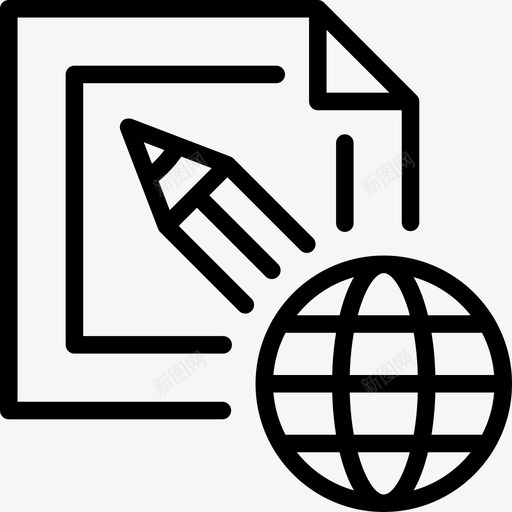 网络图形图形工具线性图标svg_新图网 https://ixintu.com 图形设计工具 线性 网络图形