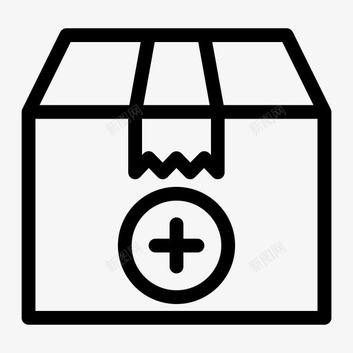 框添加添加交付图标svg_新图网 https://ixintu.com 新建 框 添加 添加交付