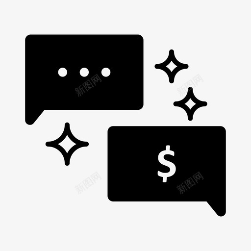 谈判商务财务图标svg_新图网 https://ixintu.com 创业 商务 营销 谈判 财务 销售
