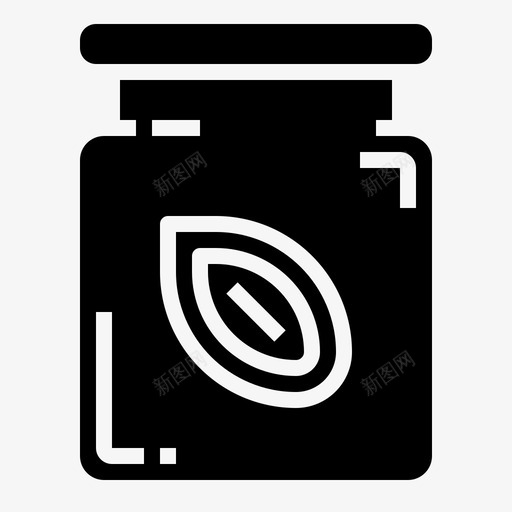 杏仁杏仁黄油种子图标svg_新图网 https://ixintu.com 杏仁 杏仁黄油 种子 食品和饮料固体