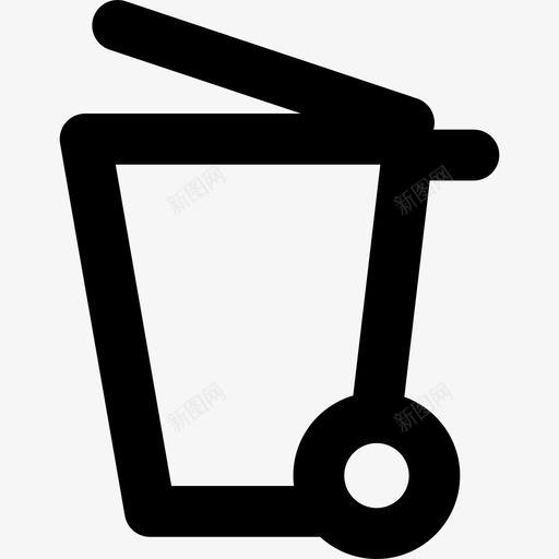 垃圾生态和循环利用线性图标svg_新图网 https://ixintu.com 垃圾 生态和循环利用 线性
