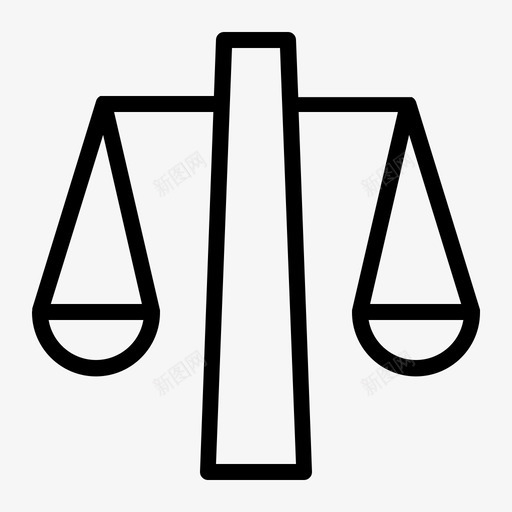 平衡金融法律图标svg_新图网 https://ixintu.com 平衡 法律 规则 规模 金融