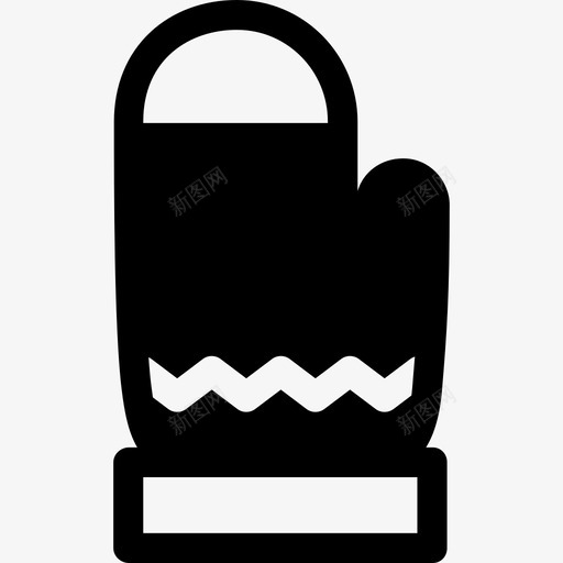 连指手套时尚寒假图标svg_新图网 https://ixintu.com 寒假 时尚 连指手套