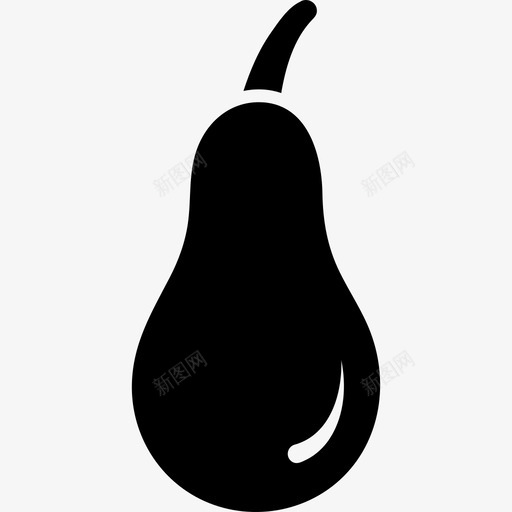 梨食物秋天的季节图标svg_新图网 https://ixintu.com 梨 秋天的季节 食物