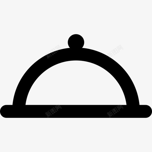 托盘在家直线型图标svg_新图网 https://ixintu.com 在家 托盘 直线型
