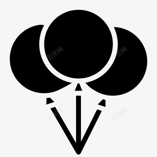 气球派对生日派对图标svg_新图网 https://ixintu.com 气球 派对 生日派对