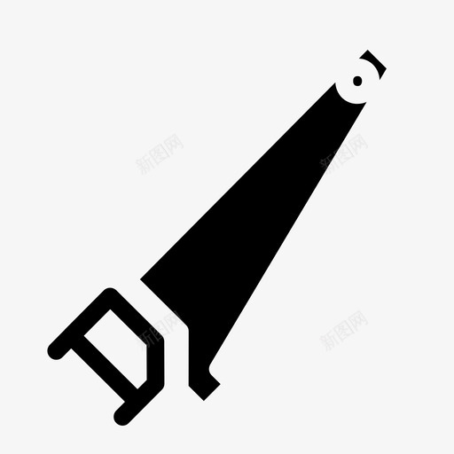 锯施工切割图标svg_新图网 https://ixintu.com 切割 工具 施工 锯