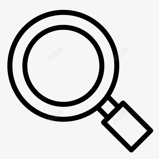 搜索查找放大图标svg_新图网 https://ixintu.com 工具 搜索 放大 查找 电子商务 缩放