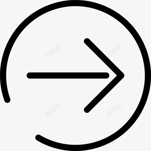 下一页箭头网页导航线工艺图标svg_新图网 https://ixintu.com 下一页 箭头 网页导航线工艺