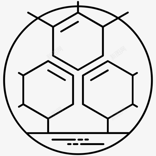 遗传学生物化学生命科学图标svg_新图网 https://ixintu.com 生命科学 生物化学 科学技术线图标 遗传学