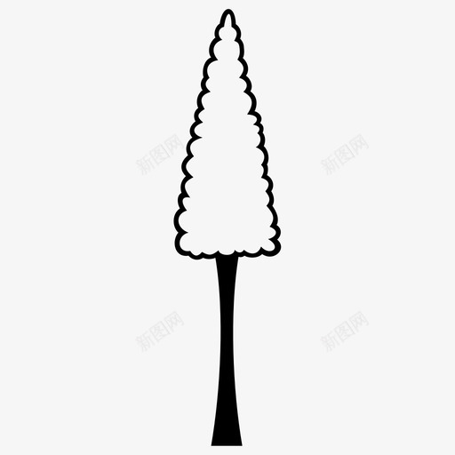 树庄稼植物图标svg_新图网 https://ixintu.com 庄稼 树 树干 植物