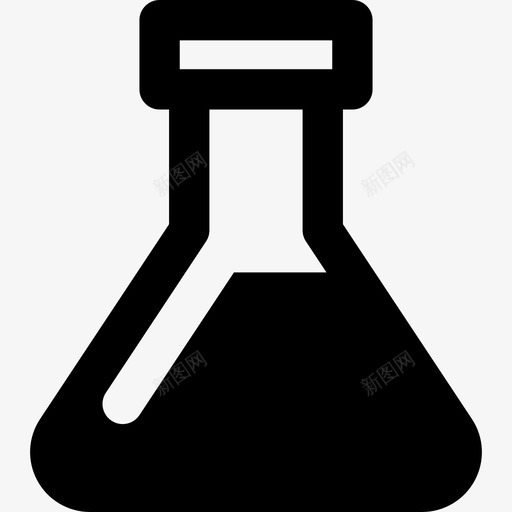 烧瓶教育化学实验室图标svg_新图网 https://ixintu.com 化学实验室 教育 烧瓶