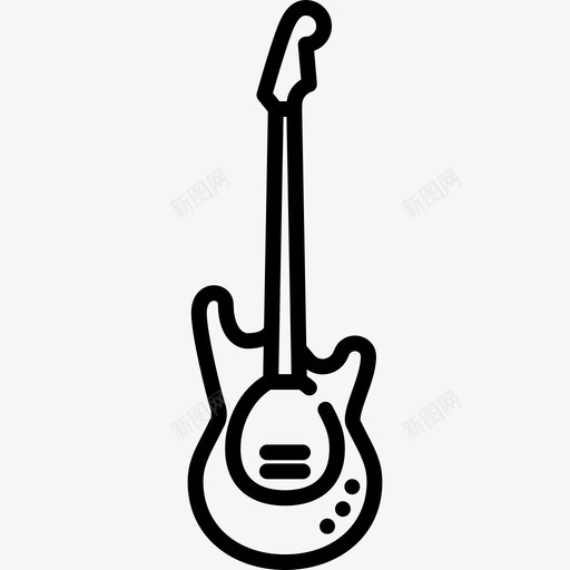 吉他音乐节图标svg_新图网 https://ixintu.com 吉他音乐节