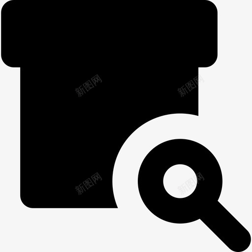 扫描包装形状运输和手工填充图标svg_新图网 https://ixintu.com 形状 扫描包装 运输和手工填充