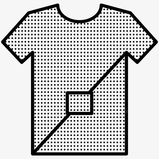 T恤衣服衣服上星星点点图标svg_新图网 https://ixintu.com T恤 衣服 衣服上星星点点