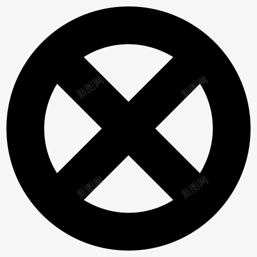 停止关闭删除图标svg_新图网 https://ixintu.com 停止 关闭 关闭取消错误退出交叉删除错误x停止 删除 退出